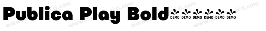 Publica Play Bold字体转换